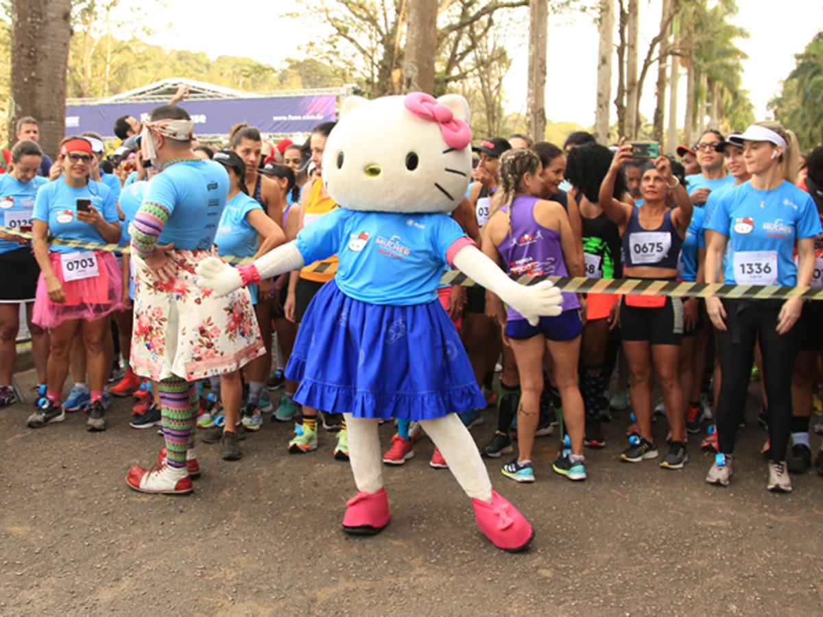 A caminhada "Eu Mulher com a Hello Kitty” homenageará os 50 anos da personagem japonesa e será exclusiva para mulheres (Divulgação)