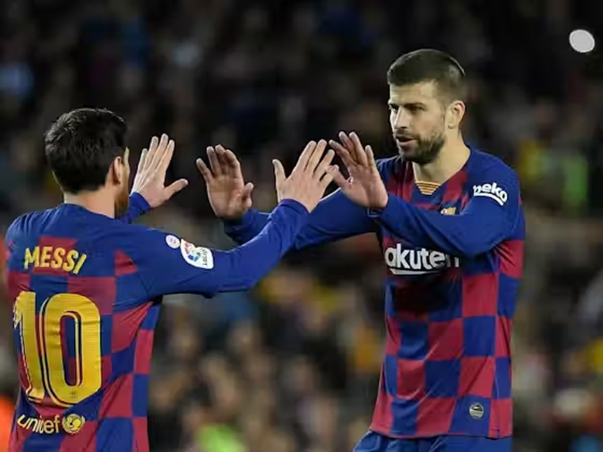 Messi e Piqué. Foto: Reprodução