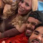Casos de Família: Zé Felipe e Lucas Guedez descartam climão e posam com Christina Rocha