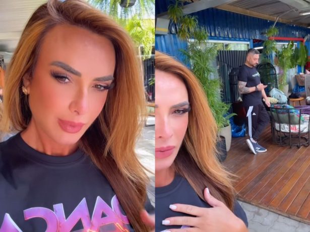 Nicole Bahls mostra bastidores do primeiro ensaio da “Dança dos Famosos”: “Acabada”