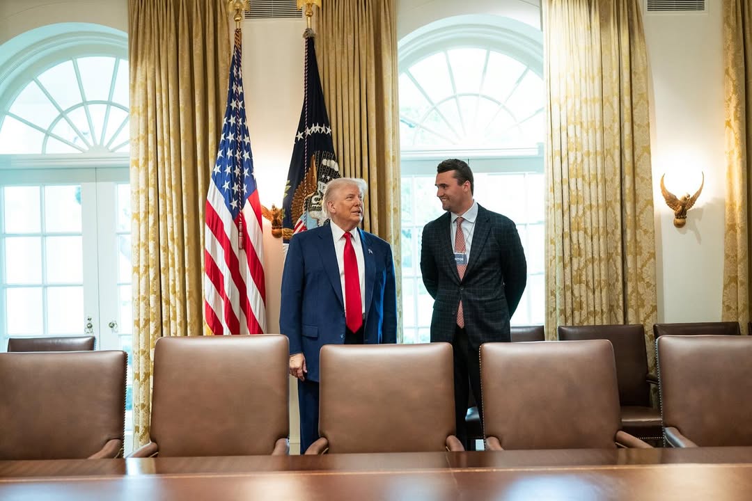 Reprodução: Instagram @charliekirk1776 Reprodução: Instagram @charliekirk1776