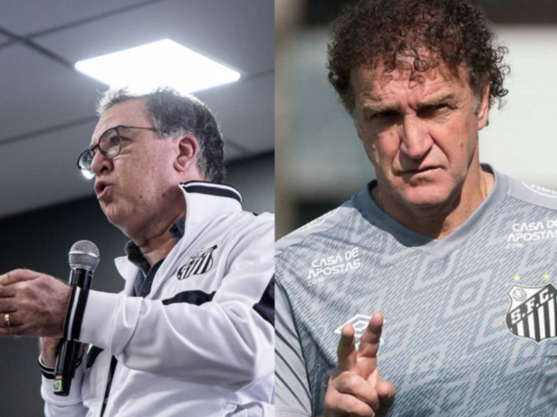 Presidente do Santos detalha escolha por Cuca: “Conhece os bastidores”