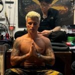Bruno Gagliasso faz tatuagem tradicional durante viagem à Tailândia: “Um ritual”