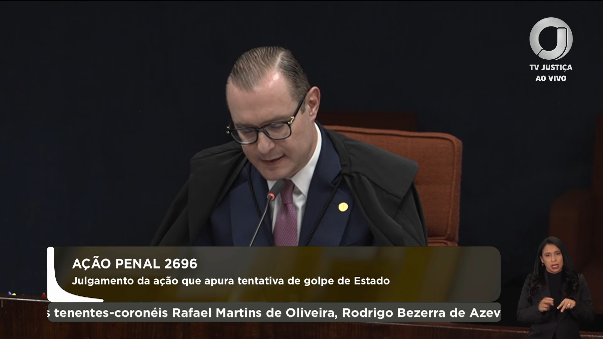 Reprodução: YouTube/TV Justiça Reprodução: YouTube/TV Justiça