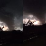 Tornado atinge cidade no interior do RS, deixa feridos e causa destruição