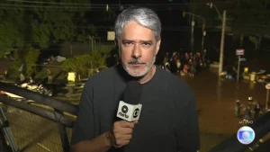 Globo define data para Bonner deixar o RS e voltar ao estúdio do Jornal Nacional