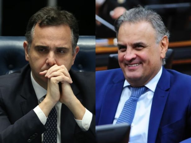 Aécio Neves fisga antigo amor de Rodrigo Pacheco, que foi seu rival no Senado