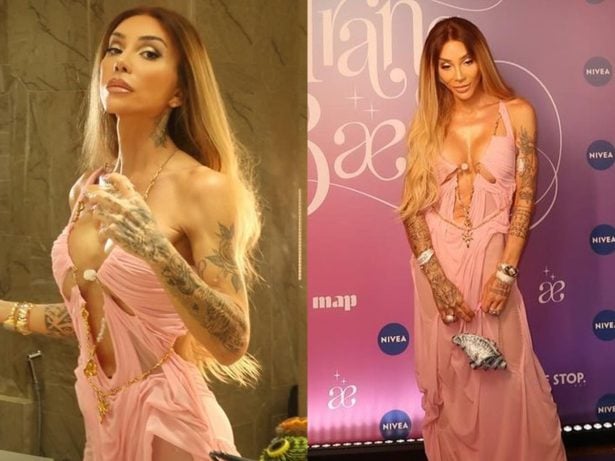 Look ousado e sem peça íntima: Maya Massafera marca presença em premiação para transexuais