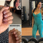 Isabelle Nogueira mostra antes e depois de mau hábito que adquiriu no BBB 24