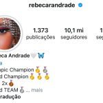 Após ouro, Rebeca Andrade bate 10 milhões de seguidores no Instagram