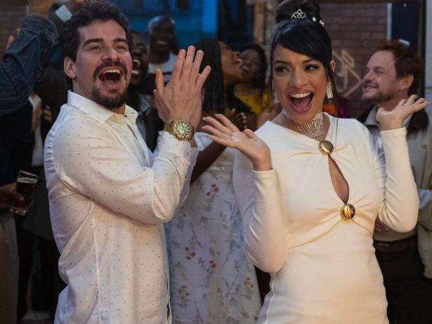 Em “Vale Tudo”, Lucimar e Vasco se casam e têm final feliz improvisado — e polêmico