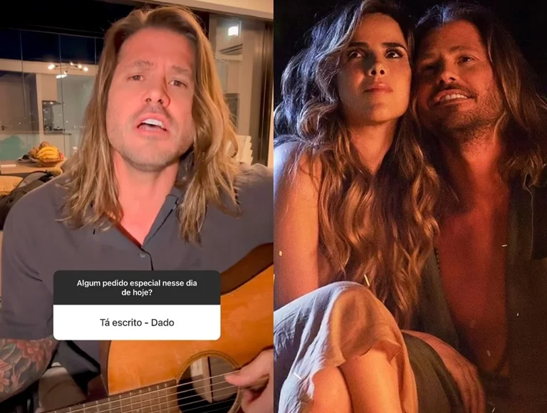 Dado usa tema de novela para declarar amor a Wanessa