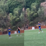 Em liberdade provisória, Daniel Alves joga futebol com pessoas que conheceu por aplicativo