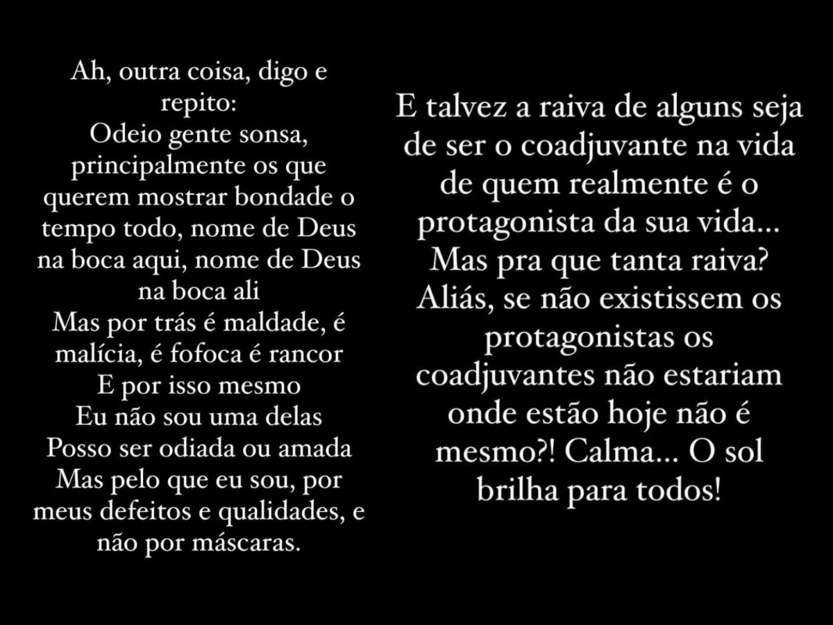 Emily refletiu sobre falsidade após casamento