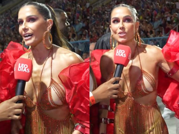 Em ensaio na Sapucaí, Deborah Secco declara amor ao Carnaval e fala sobre “corpão”