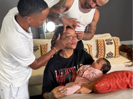 Ludmilla compartilha registro especial com Zuri nos bastidores do Numanice