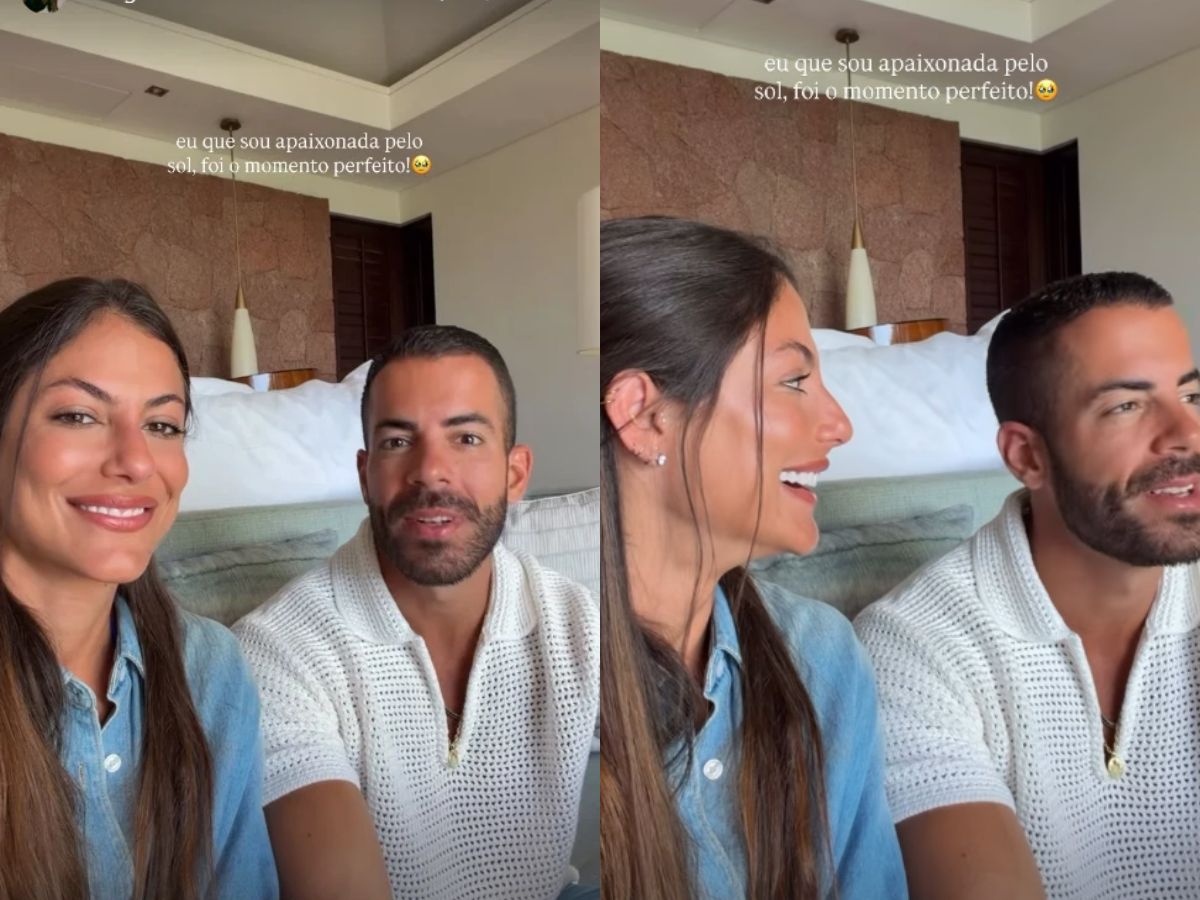 Mari Gonzalez e Pipo Marques desmentem pedido de casamento ensaiado