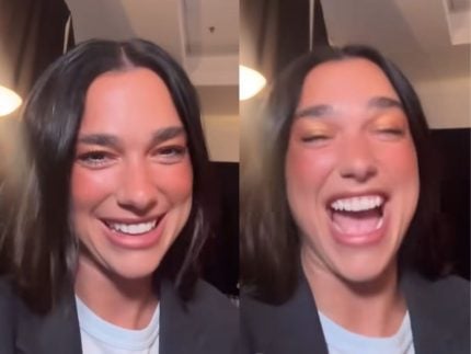 Dua Lipa manda recado em português e conta empolgação com turnê no Brasil: “Prometa!”