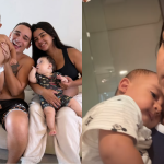 Filho de João Gomes viraliza ao reagir a almofada com rosto do pai