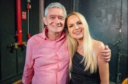 No Altas Horas, Eliana comenta sobre o marido Adriano Ricco, diretor do programa