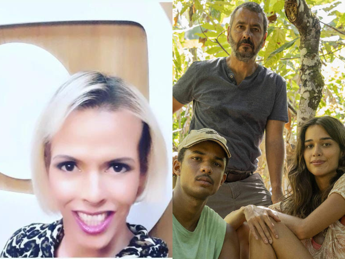 Lorena Sampaio afirma ter sofrido transfobia nos bastidores de Renascer (Foto: Reprodução/TV Globo e Arquivo Pessoal Lorena Sampaio)