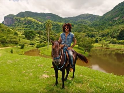 Lenny Kravitz posta vídeo contando detalhes e belezas de sua fazenda no Interior do Rio — Foto: Reprodução/Instagram