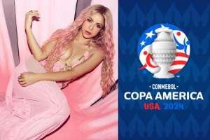 Shakira anuncia que cantará a música tema da Copa América 2024
