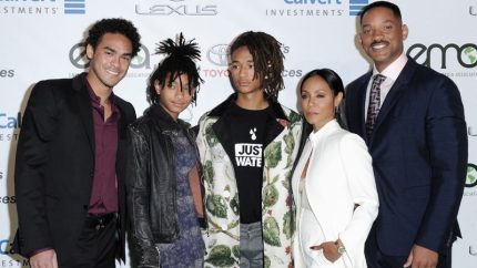 Will, Jada, Jaden, Willow e Trey Smith (Foto: Richard Shotwell/Invision/AP)