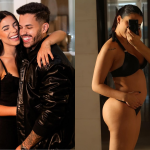 Após confirmar gravidez, Key Alves exibe barriga de três meses em novas fotos