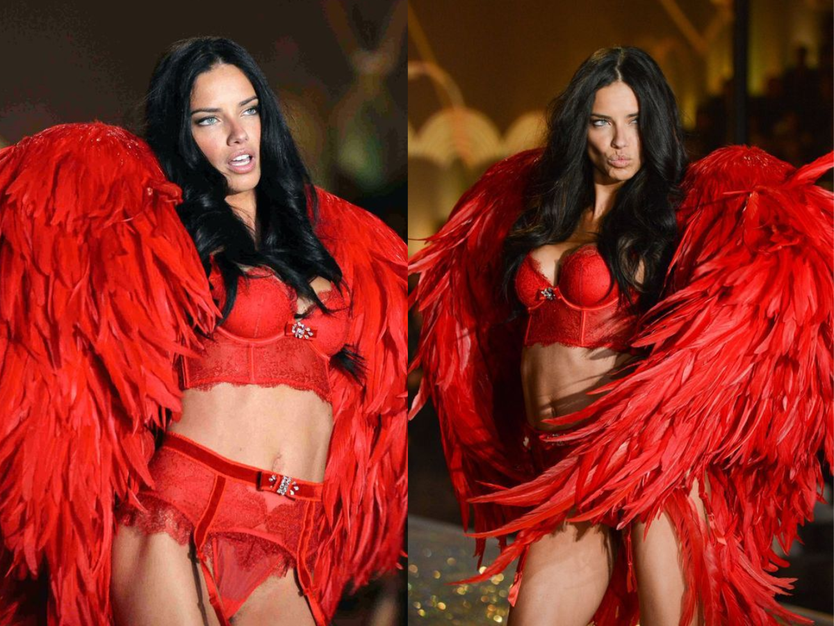 Adriana no desfile do segmento Parisian Nights, em 2013 | Créditos: Reprodução