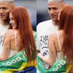 Richarlison posta fotos com a namorada pela 1ª vez, em clima de romance