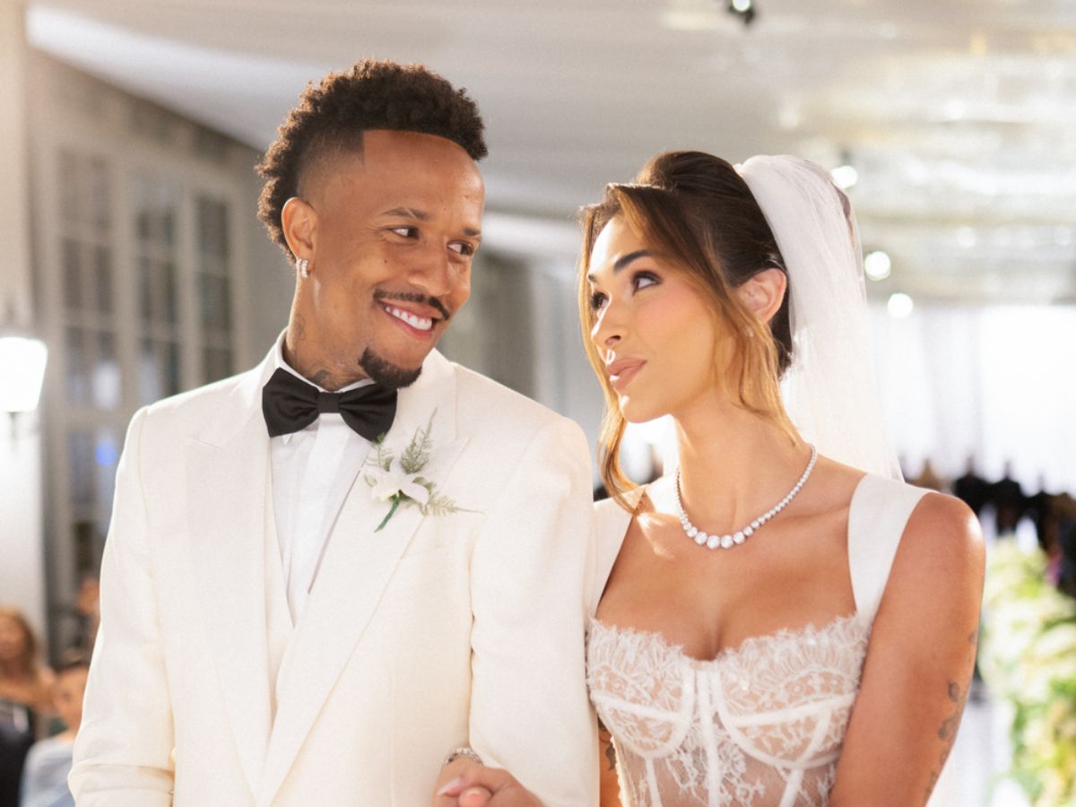 Tainá Castro compartilha votos e lado romântico de Militão: “Nosso amor é coragem” 1 eder taina 6