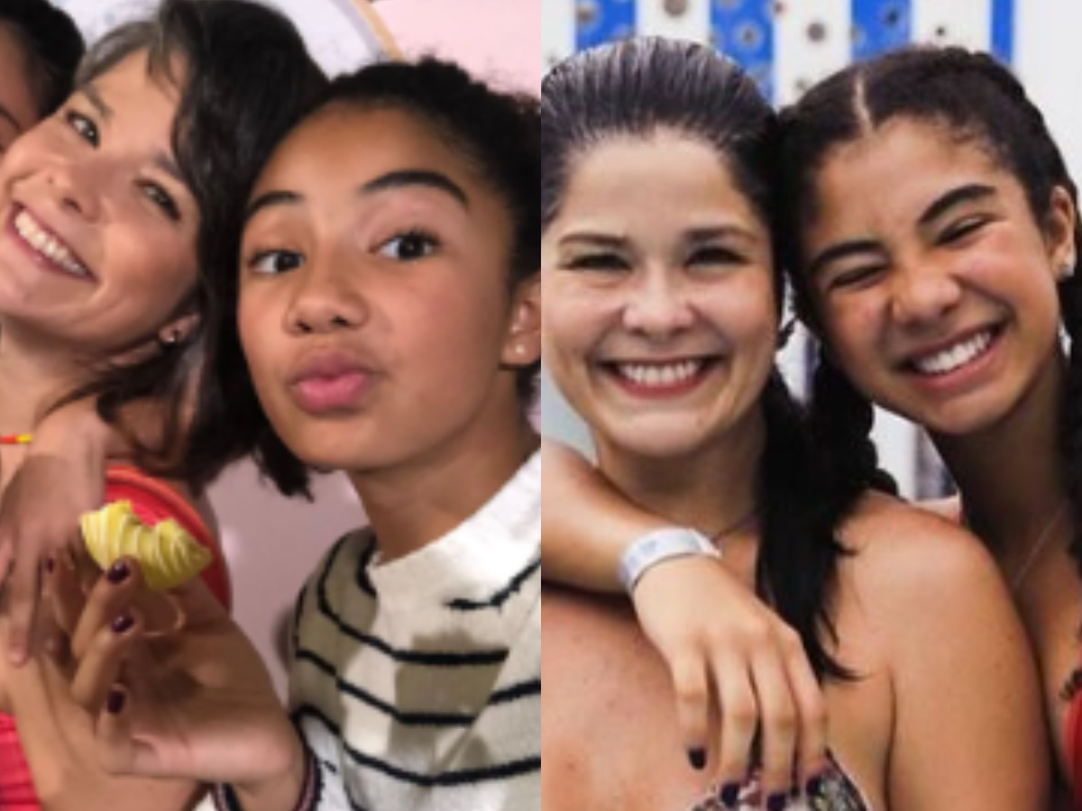 Samara Felippo e filha (Reprodução/Montagem)