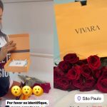 Gracyanne Barbosa ganha joias e buquês de admirador secreto