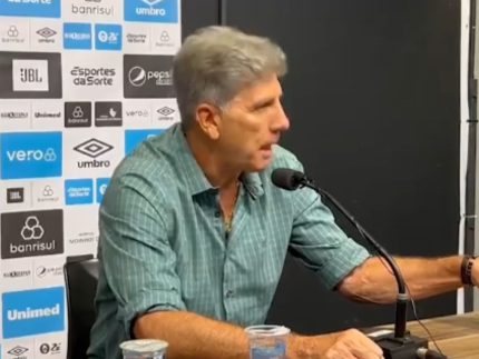 Renato Gaúcho se irrita durante coletiva e ameaça jornalistas: “Vou atacar também”