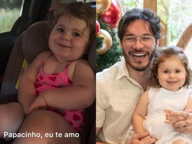 Eliezer chora após receber declaração da filha Lua: “Papaizinho, eu te amo”