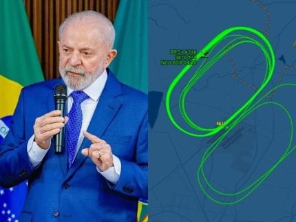 Avião que transporta Lula tem problema técnico no ar e retorna ao México