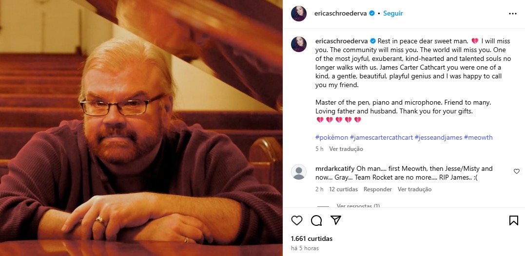 Reprodução/Instagram/@ericaschroederva