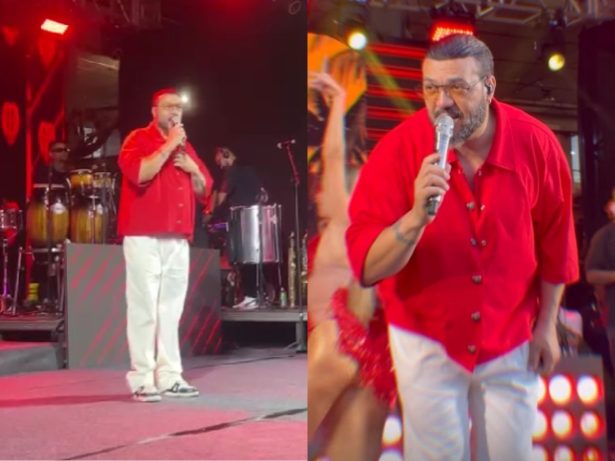 Belo cita a ex, Viviane Araujo, e celebra origem periférica em evento da Dragões da Real