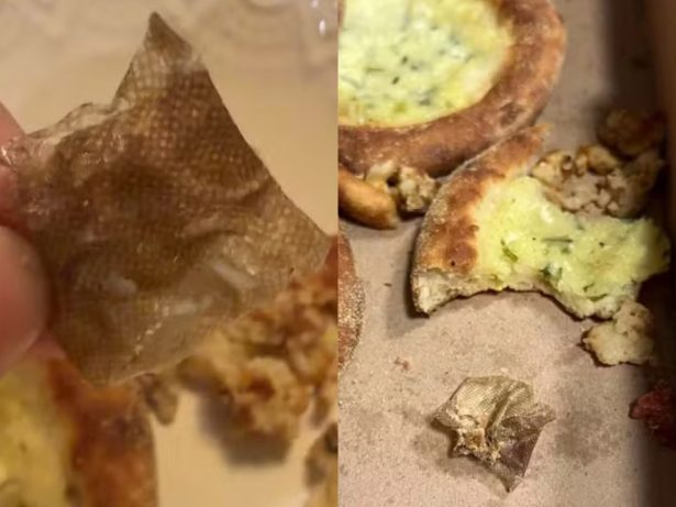 Mulher mastiga curativo ao comer esfiha no interior de São Paulo: “Sensação de nojo”
