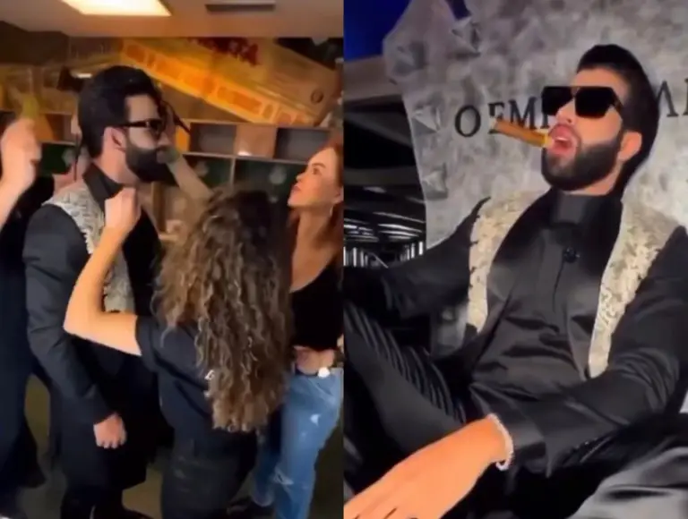 Estilo demais! Gusttavo Lima viraliza ao mostrar preparação para show