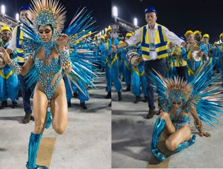 Estreia com tombo! Lexa relembra contratempo no carnaval do Rio