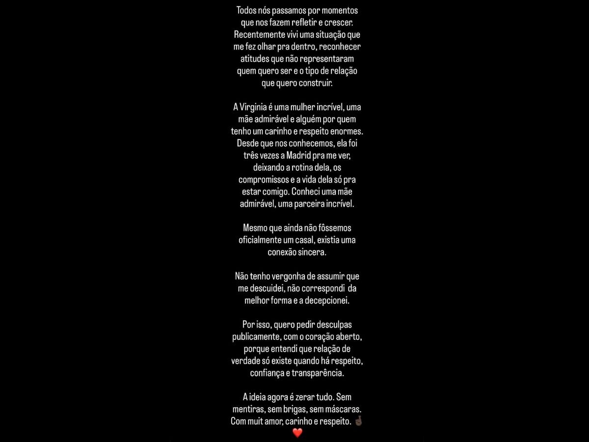 Reprodução Instagram Vini.Jr Reprodução Instagram Vini.Jr