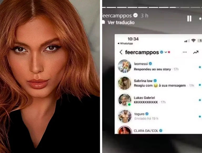 Ex-affair de Neymar, Fernanda Campos volta a expor Messi no Instagram: “postei e saí correndo”