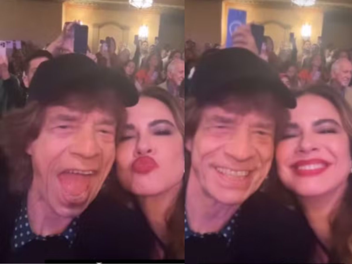 Mick Jagger e Luciana Gimenez