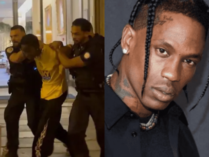 Travis Scott é solto após ser preso por brigar com segurança de hotel em Paris