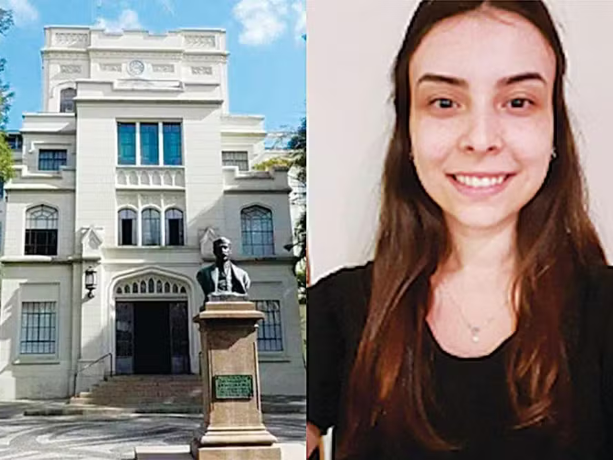 Estudante de medicina Alice Dudy Muller Veiga, conhecida como "a golpista da USP", condenada por desviar quase R$ 1 milhão da turma, que seria destinado para a festa de formatura