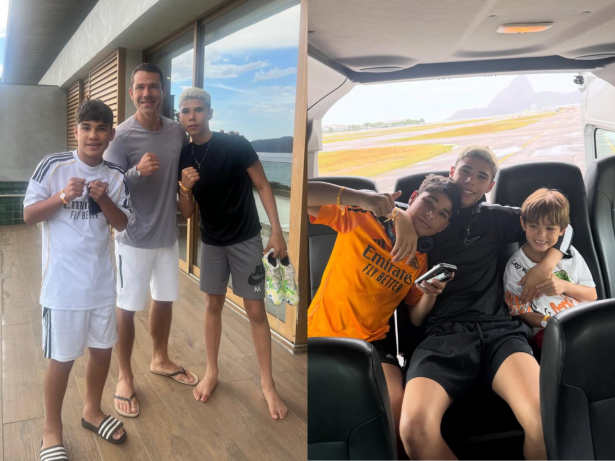 Marcus Buaiz abre álbum de férias com filhos e enteado: “Momentos que se eternizam”