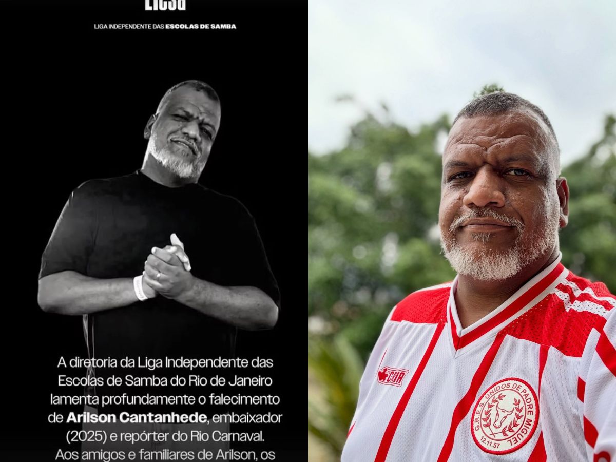 Reprodução Redes sociais: Arilson Cantanhede
Reprodução Redes sociais: Arilson Cantanhede