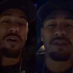 Neymar interrompe trajeto após pneu furar e brinca na web: “Houve um imprevisto”